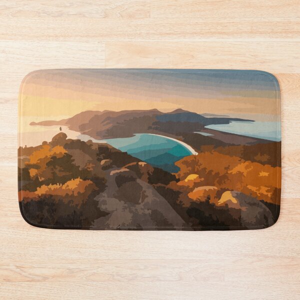 Item preview, Wineglass Bay Digital Painting designed and sold by Positive Lad.