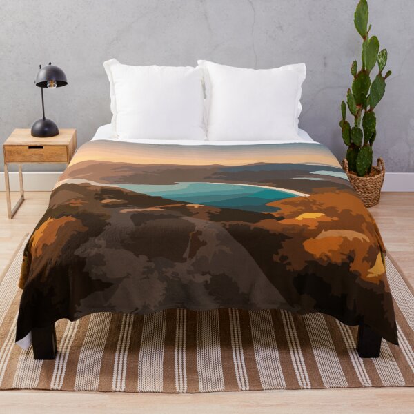 Item preview, Wineglass Bay Digital Painting designed and sold by Positive Lad.