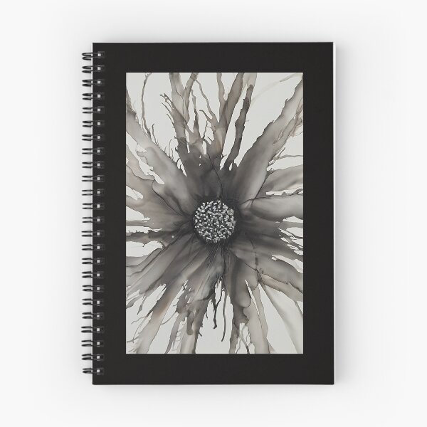 Artikelvorschau, Monochrome Blume entworfen und verkauft von DaisyMaeInkArt.