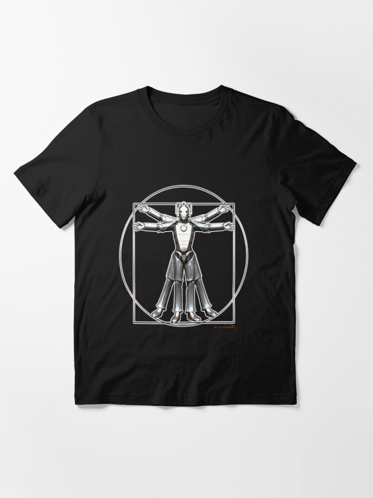 Alternate view of Cyber-Vitruvian Man Essential T-Shirt