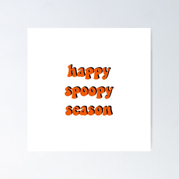 Aperçu de l'œuvre bonne saison spoopy créée et vendue par tinytoebeanz.