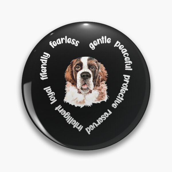 Item preview, Saint Bernard design heart  designed and sold by StarcyWol.