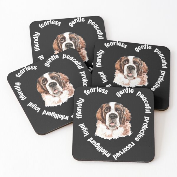 Item preview, Saint Bernard design heart  designed and sold by StarcyWol.