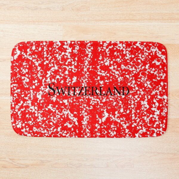 Item preview, Switzerland Abstract Flag with Text  designed and sold by SilverFantasy.