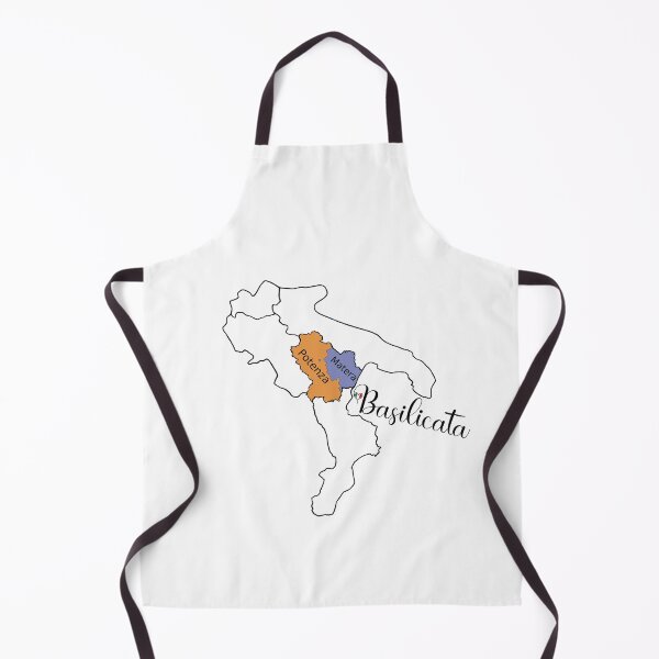 Item preview, Basilicata Region Map - Provinces of Basilicata designed and sold by molamode.