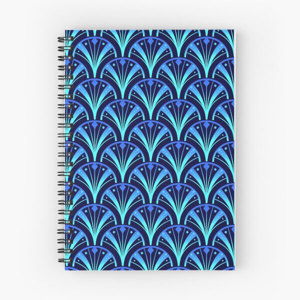 Item preview, Art Deco Style in Blue designed and sold by TwylaRaeDesigns.