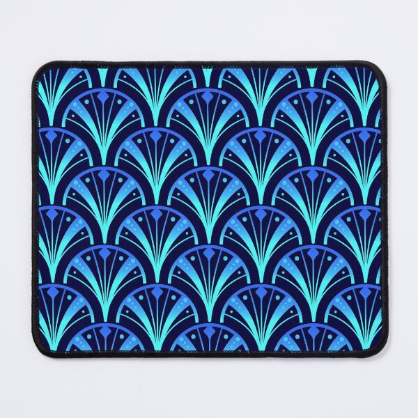 Item preview, Art Deco Style in Blue designed and sold by TwylaRaeDesigns.