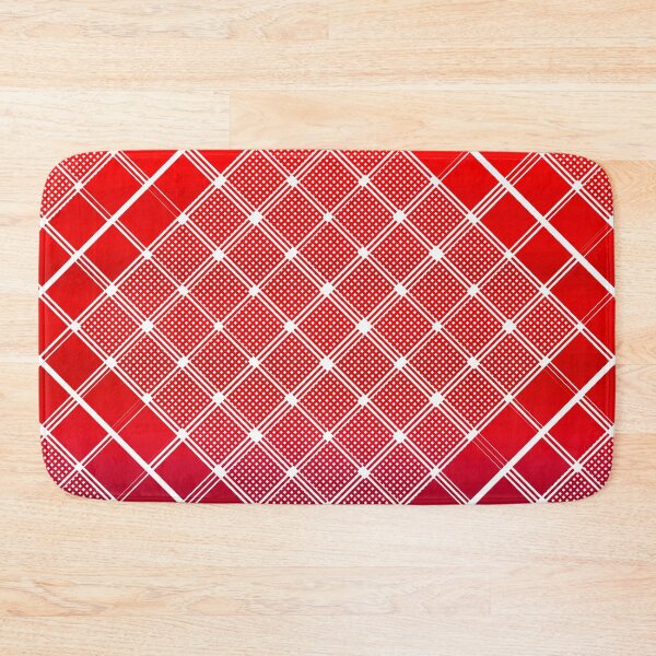 Item preview, Criss Cross Wide Line Pattern Angled in Gradated Shades of red designed and sold by Neil Feigeles.