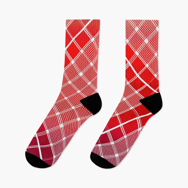 Item preview, Criss Cross Wide Line Pattern Angled in Gradated Shades of red designed and sold by Neil Feigeles.