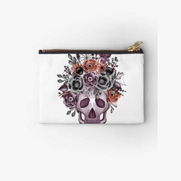 Item preview, Skull with floral Halloween Shirt  Classic T-Shirt designed and sold by GlobalSpace.