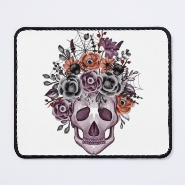 Item preview, Skull with floral Halloween Shirt Classic T-Shirt designed and sold by GlobalSpace.