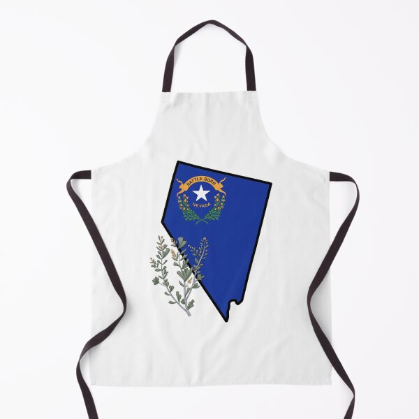 Item preview, State of Nevada Flag with State Flower Big Sagebrush designed and sold by Gsallicat.