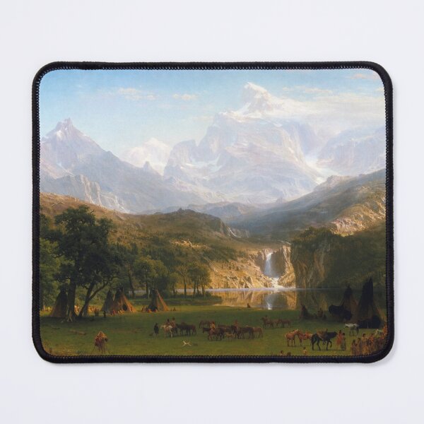 Item preview, The Rocky Mountains - Lander's Peak - Albert Bierstadt 1863 designed and sold by warishellstore.