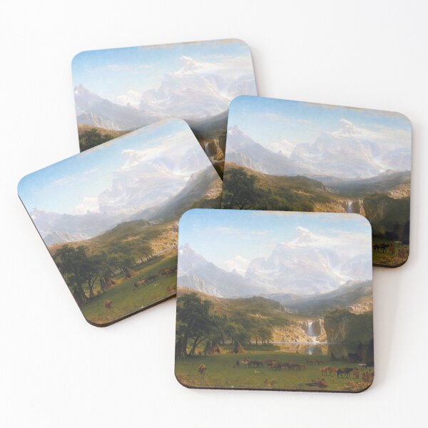 Item preview, The Rocky Mountains - Lander's Peak - Albert Bierstadt 1863 designed and sold by warishellstore.