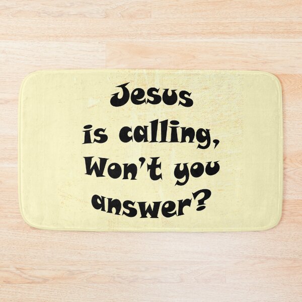 Item preview, Jesus is Calling, Won't you answer - dePace' designed and sold by mrpropcake.