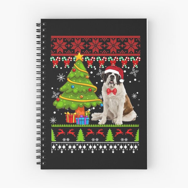 Item preview, Saint Bernard Dog Christmas Reindeer designed and sold by StarcyWol.