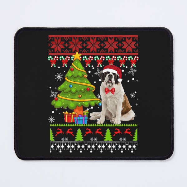 Item preview, Saint Bernard Dog Christmas Reindeer designed and sold by StarcyWol.