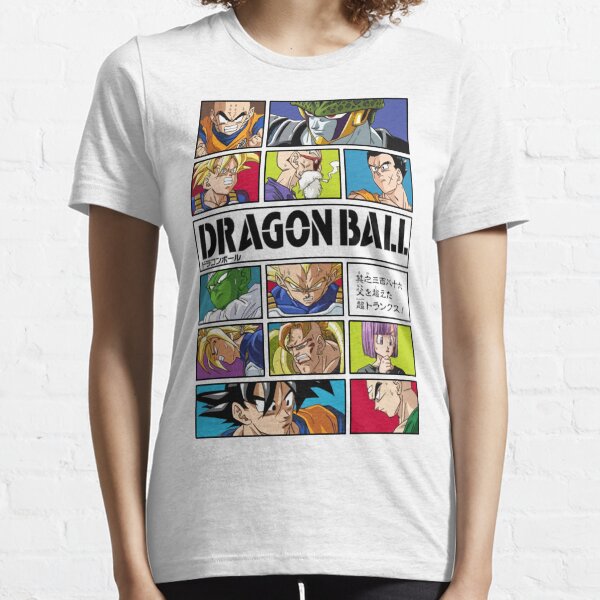 bola de dragón z | saga celular | Gokú | Vegeta | Celda | Gohan | flautín | Krilin | manga | animado Camiseta esencial