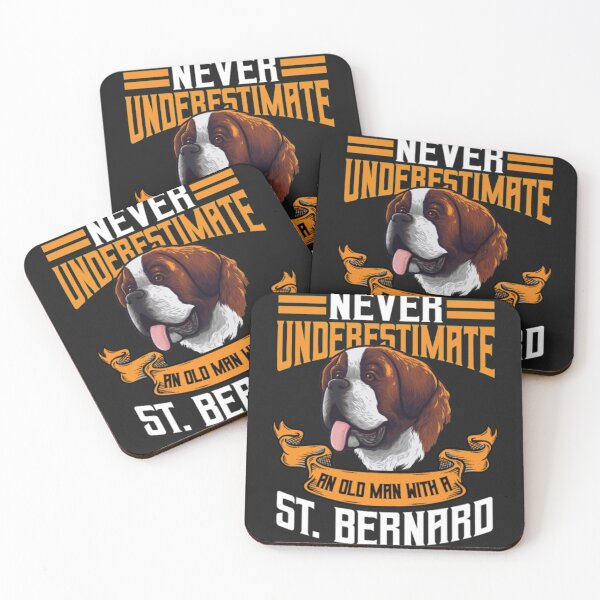 Item preview, Old man love Saint Bernard designed and sold by StarcyWol.