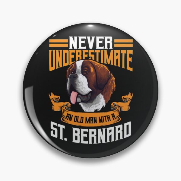 Item preview, Old man love Saint Bernard designed and sold by StarcyWol.