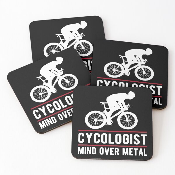 Item preview, Cycologist - Mind Over Metal Funny Sarcastic Cyclist Quote designed and sold by Bad Kitty Designz.