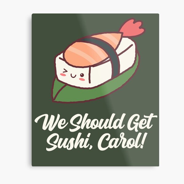 Awesome Sushi Lover Gifts' Poster, picture, metal print, paint by TW Design