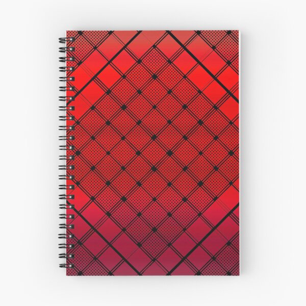 Item preview, Criss Cross Wide Line Pattern Angled in Black with Gradated Shades of Red designed and sold by Neil Feigeles.
