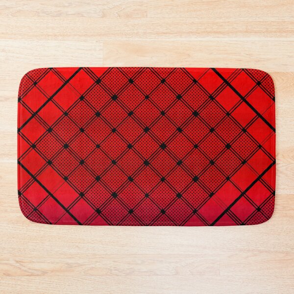 Item preview, Criss Cross Wide Line Pattern Angled in Black with Gradated Shades of Red designed and sold by Neil Feigeles.
