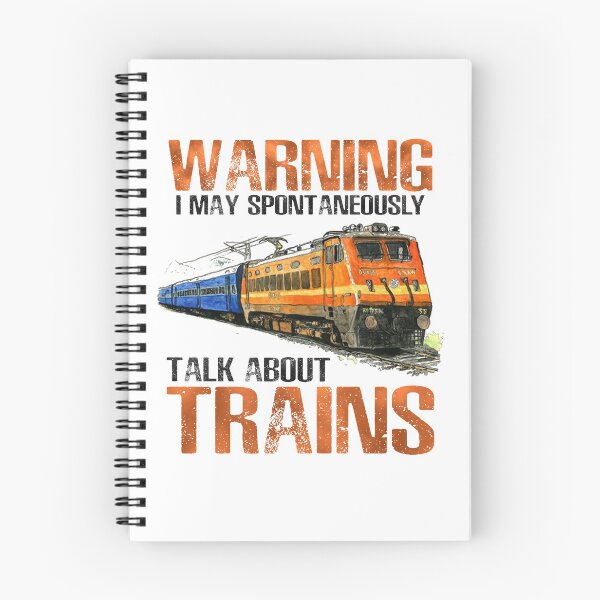 Item preview, Warning I May Spontaneously Talk About TRAINS designed and sold by Sky1I.