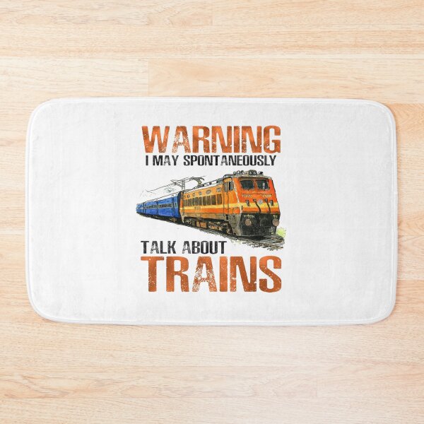 Item preview, Warning I May Spontaneously Talk About TRAINS designed and sold by Sky1I.