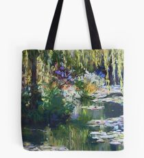 Willow & lilies, Giverny Tote Bag