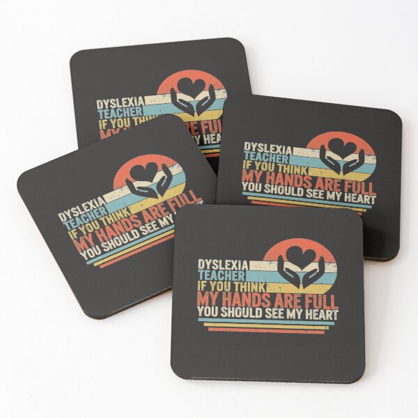 Item preview, Dyslexia teacher hand my full heart designed and sold by Themngocbao.