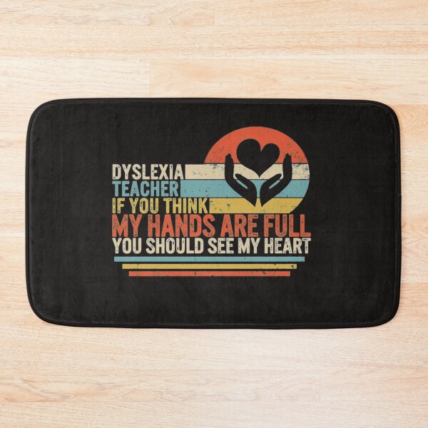 Item preview, Dyslexia teacher hand my full heart designed and sold by Themngocbao.
