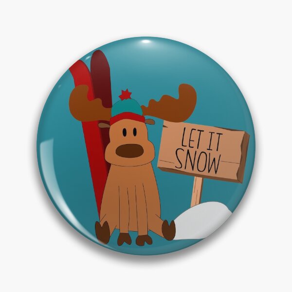 Item preview, Let It Snow Moose designed and sold by Mountain Flower.