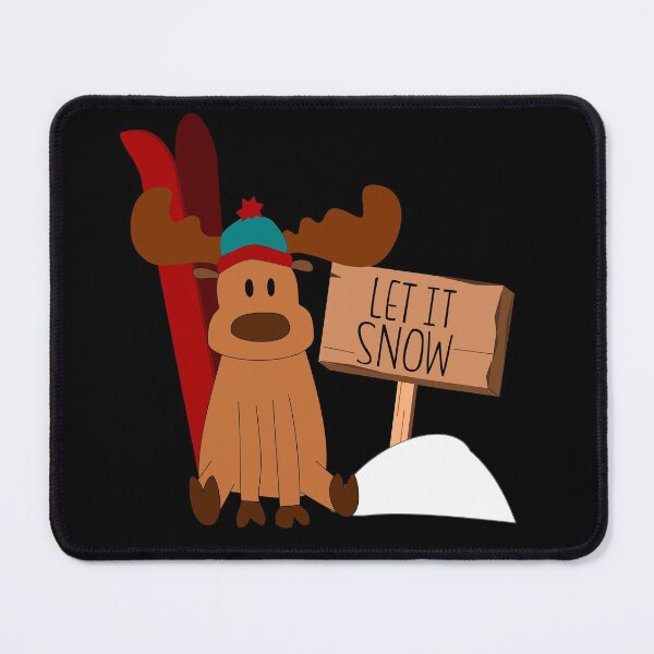 Item preview, Let It Snow Moose designed and sold by Mountain Flower.