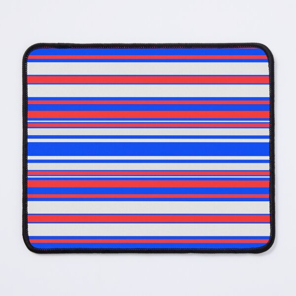 Item preview, Red White & Blue Horizontal Balanced Stripes designed and sold by weirdAffect.