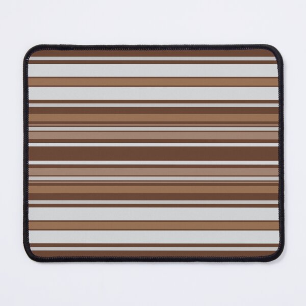 Item preview, Chocolate Milkshake Horizontal Balanced Stripes designed and sold by weirdAffect.