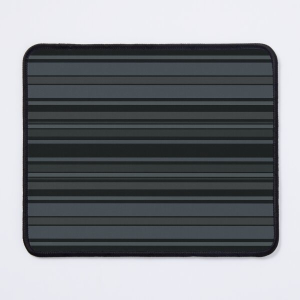 Item preview, Matt Black Horizontal Balanced Stripes designed and sold by weirdAffect.