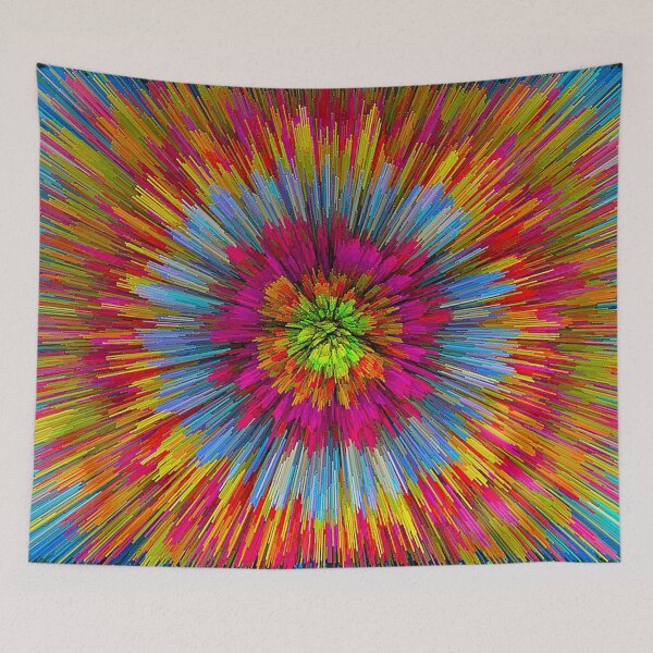 Item preview, Colorful extrusion, Starburst, warp speed, time tunnel, worm hole. fireworks, bright explosion designed and sold by Nostrathomas66.