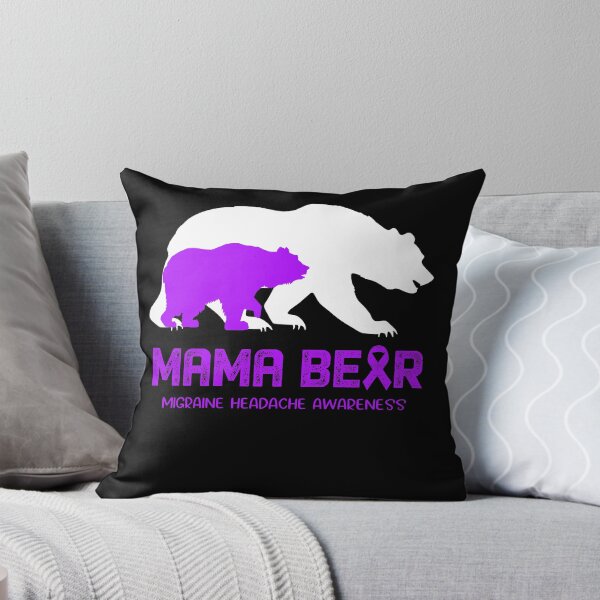 Item preview, Migraine Headache Awareness Mama Bear Support Migraine Headache designed and sold by Victormoratalla.