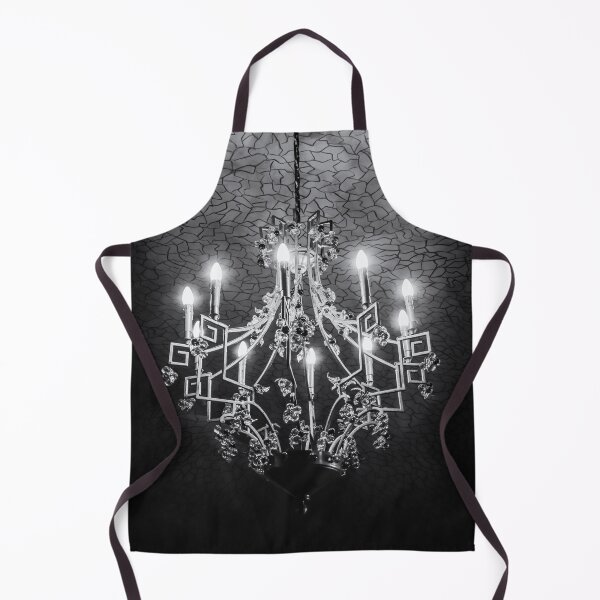 Item preview, Fine Art Chandelier Casa Batllo Barcelona Black and White designed and sold by Andreea Eva Herczegh.