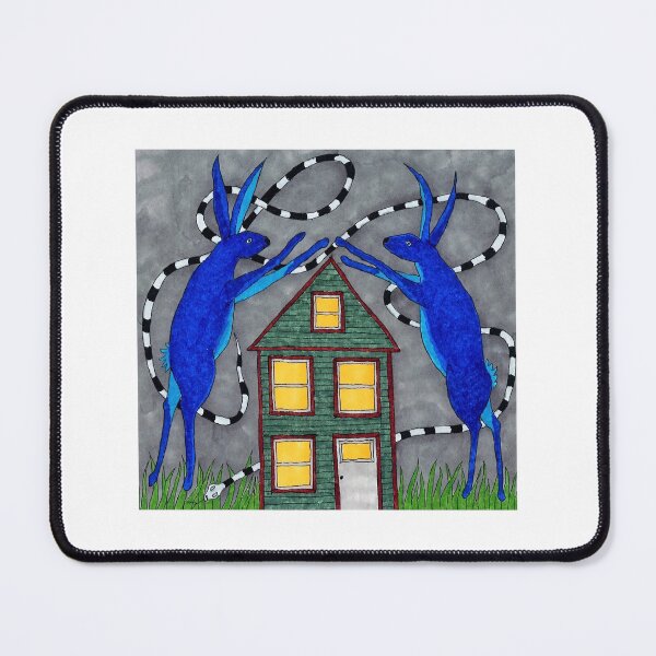 Item preview, Blue Rabbits at Home designed and sold by KakiDimock.