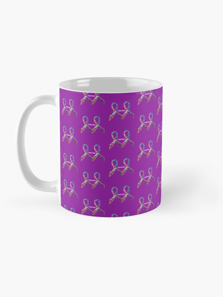Alternate view of Breast Cancer Ribbon Awareness Month Clothing, Symbol Breast Cancer Fundraiser Coffee Mug