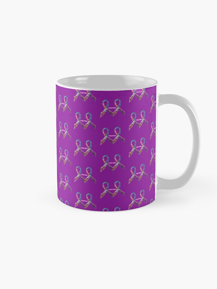 Alternate view of Breast Cancer Ribbon Awareness Month Clothing, Symbol Breast Cancer Fundraiser Coffee Mug