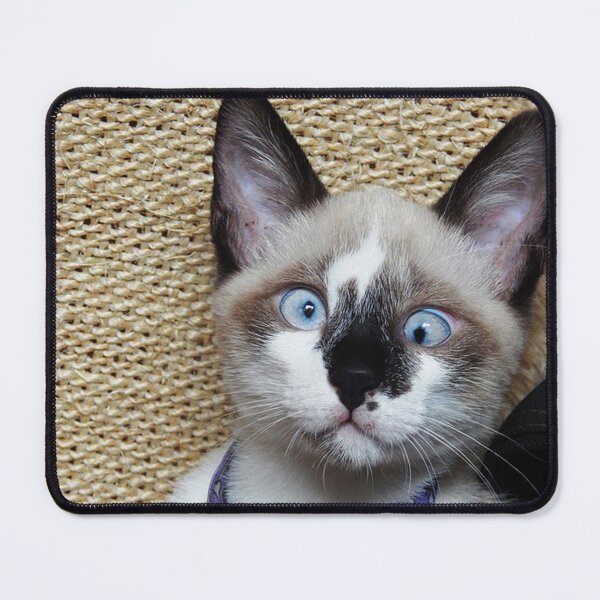 Item preview, Cross-Eyed Cat Mouse Pad and More! designed and sold by CoupleCrafters.