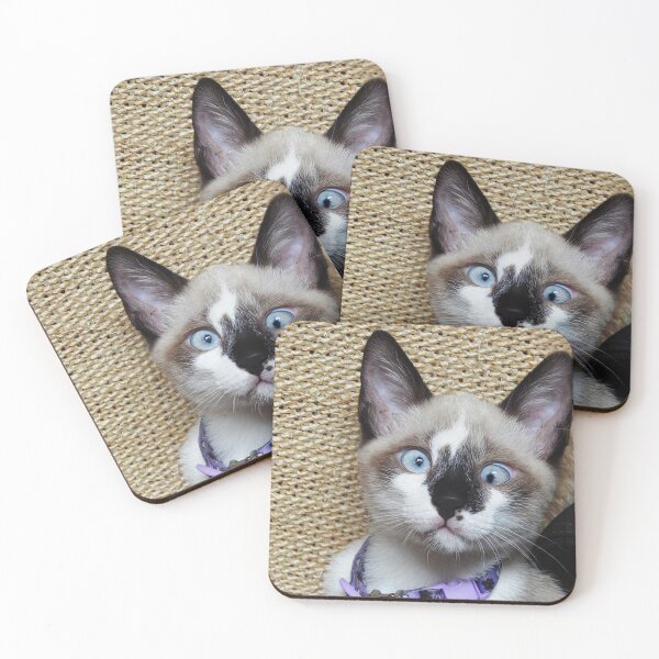 Item preview, Cross-Eyed Cat Mouse Pad and More! designed and sold by CoupleCrafters.