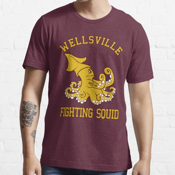 Wellsville Fighting Squid (Pete and Pete/Notre Dame parody) Essential T-Shirt