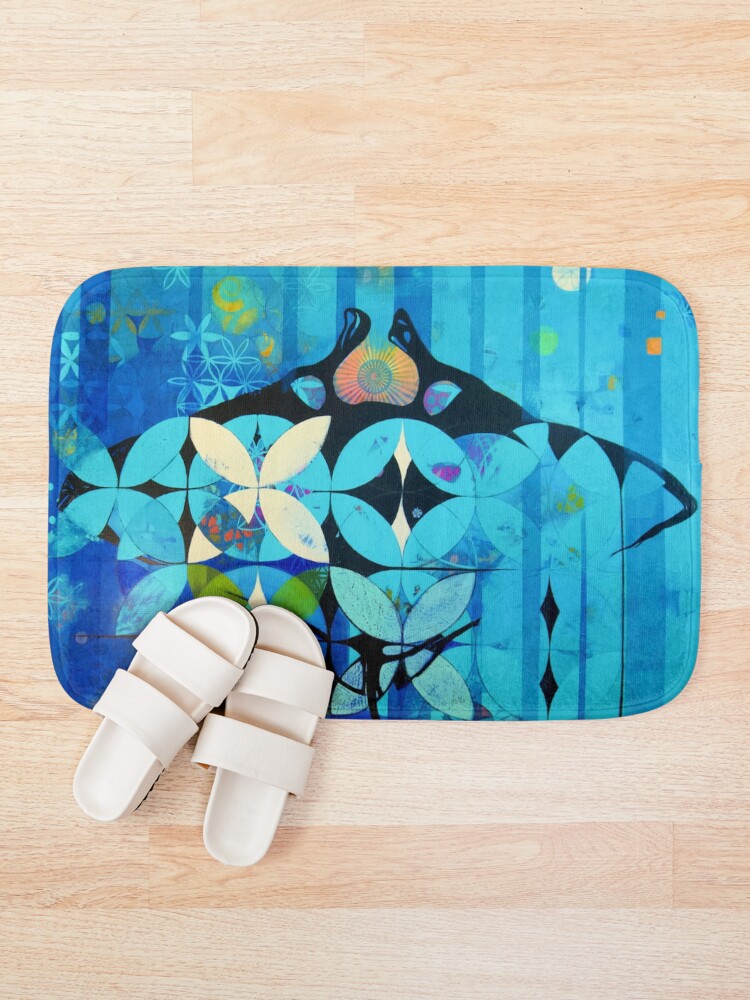 Alternate view of Hāhālua - Hawaiian Manta Ray Bath Mat
