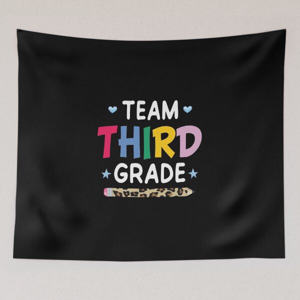 Item preview, Team 3rd Grade Teacher Students Leopard Back To School designed and sold by ELAB27.
