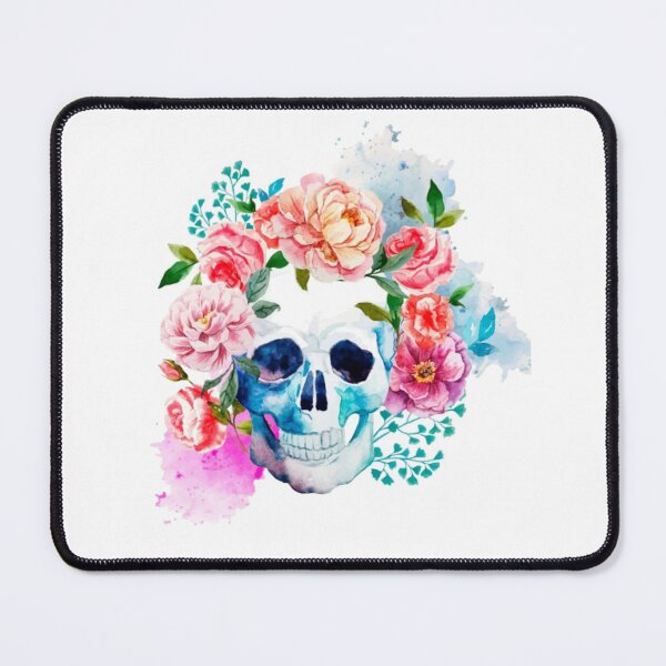 Item preview, Skull with floral Halloween Shirt Classic T-Shirt designed and sold by GlobalSpace.
